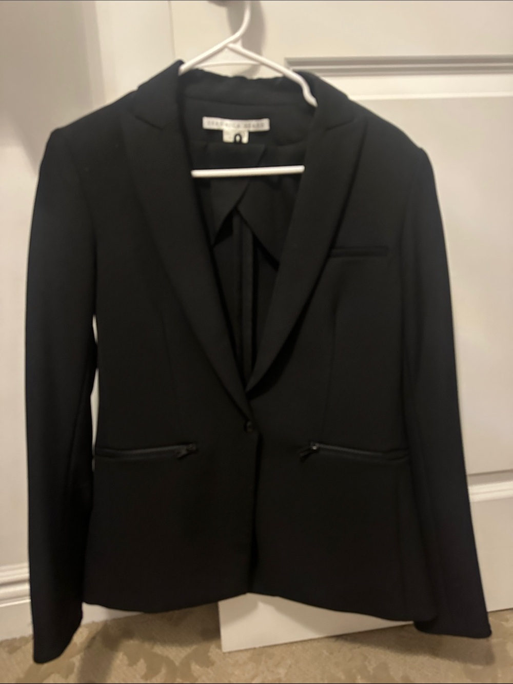 Veronica Beard Dickey Jacket - Black single breasted